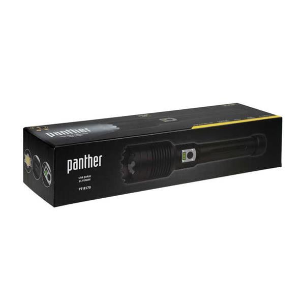 PANTHER PT-8170 USB ŞARJLI EL FENERİ