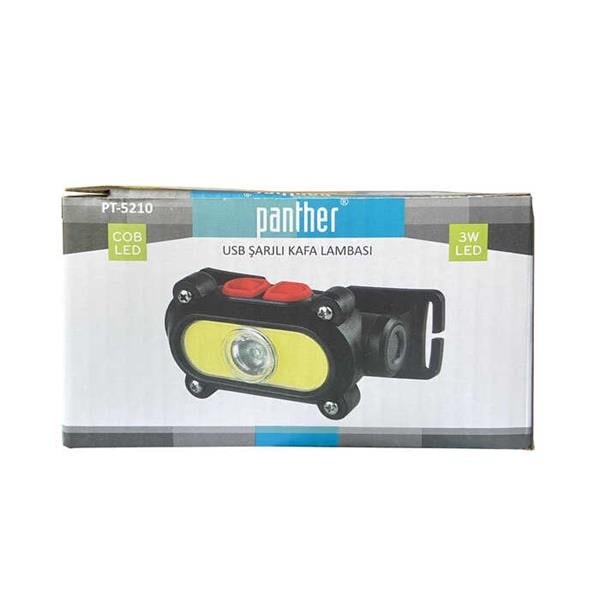 PANTHER PT-5210 USB ŞARJLI KAFA LAMBASI