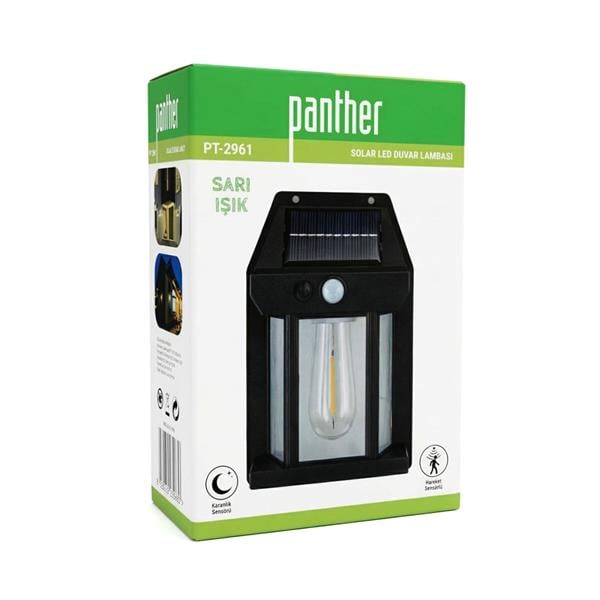 PANTHER PT-2961 SOLAR LED DUVAR LAMBASI