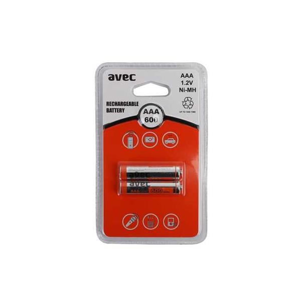 Avec 600 Mah İnce Pil 2’li