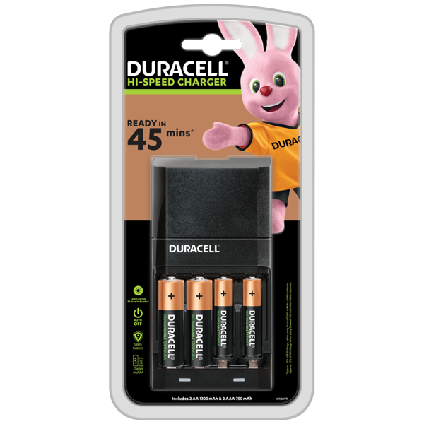 DURACELL CEF27 2*AA+2*AAA 4 PİLLİ ŞARJ CİHAZI