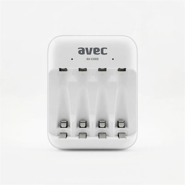 AVEC AV-CH03 USB PİL ŞARJ CİHAZI 4LÜ