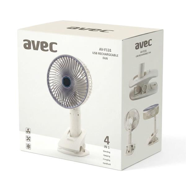 AVEC AV-F131 USB ŞARJLI FAN