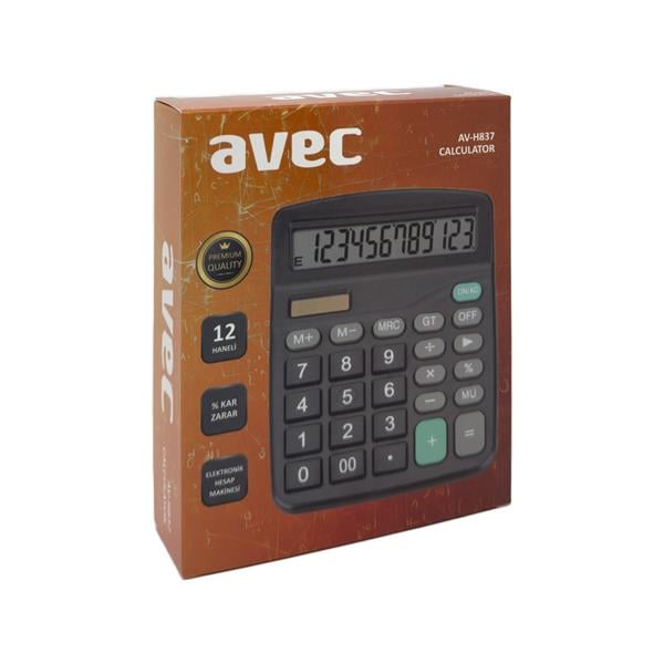 AVEC AV-H837 HESAP MAKİNESİ