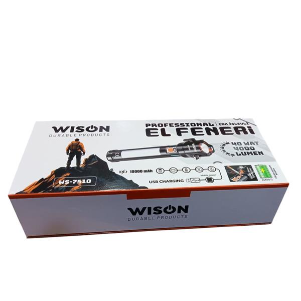 Wison WS-7510 40W 4000 Lümen Zomlu El Feneri