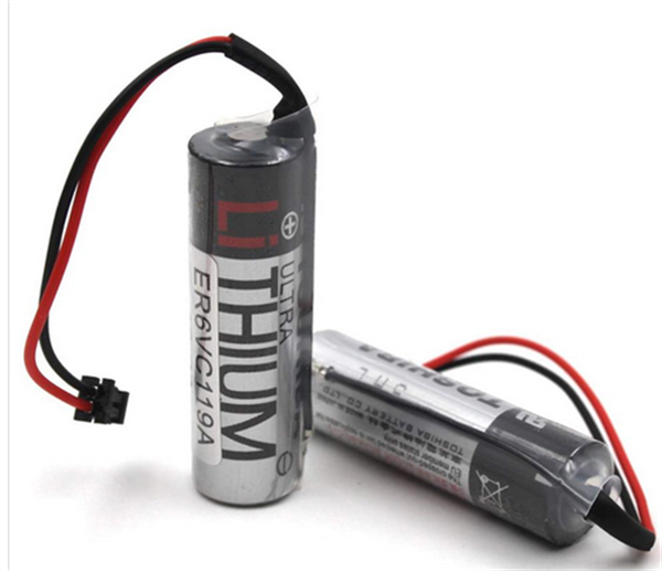 Toshiba ER-6VC119A 3.6V 2000mAh Lithyum Battery Siyah Soketli PLC-CNC Pil