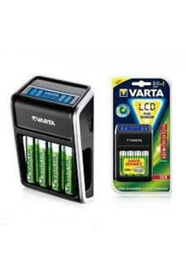 Varta Lcd Plug Charger 4Xaa 2100 Mah