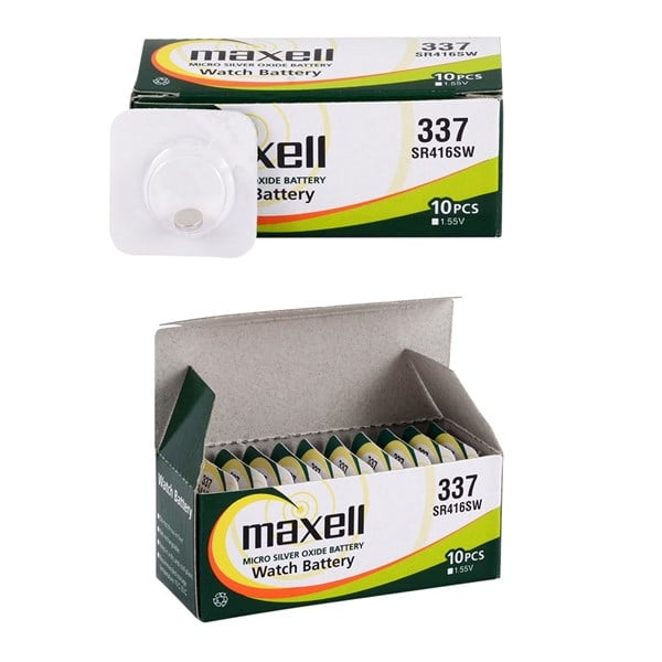Maxell 337 SR416SW Hafıza Saat Pili 10 Adet