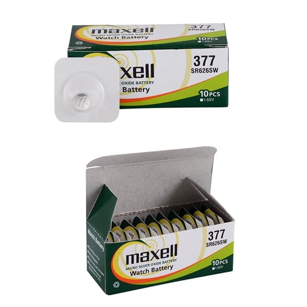 Maxell AG4 - 377 - SR626SW Hafıza Saat Pili 10 Adet