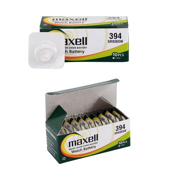 Maxell AG9 - 394 - SR936SW Hafıza Saat Pili 10 Adet