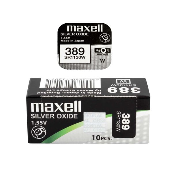 Maxell AG10 - 389 - SR1130W Hafıza Saati Pili 10 Adet