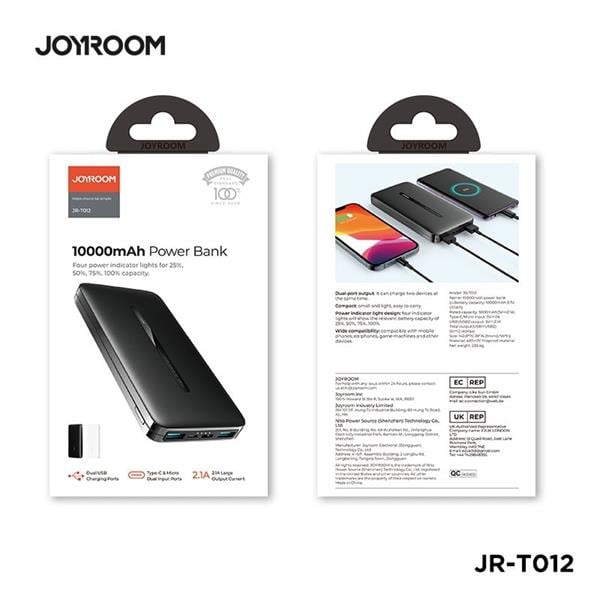JOYROOM JR-T012 POWERBANK 10000MAH BLACK