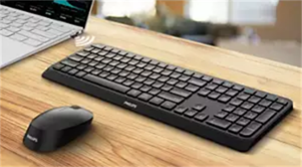 PHILIPS SPT6324 KABLOSUZ KLAVYE MOUSE SETİ SİYAH
