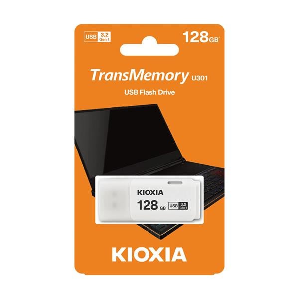 KIOXIA 128 GB U301 BEYAZ USB 3.2 GEN 1 BELLEK