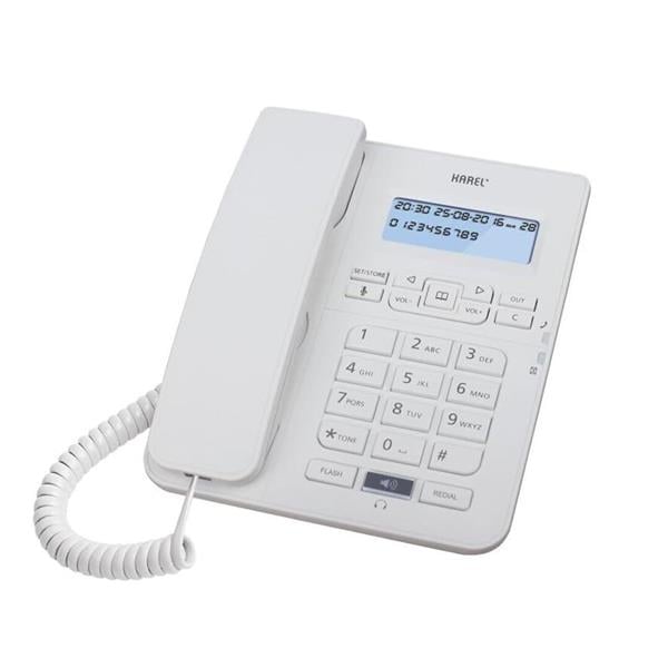 KAREL TM145 BEYAZ ANALOG TELEFON CID