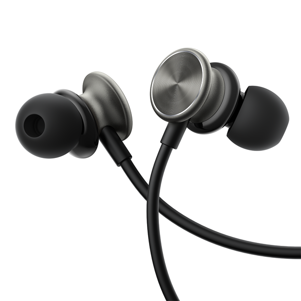 JOYROOM JR-EW03 IN-EAR METAL WIRED EARBUDS-DARK GRAY