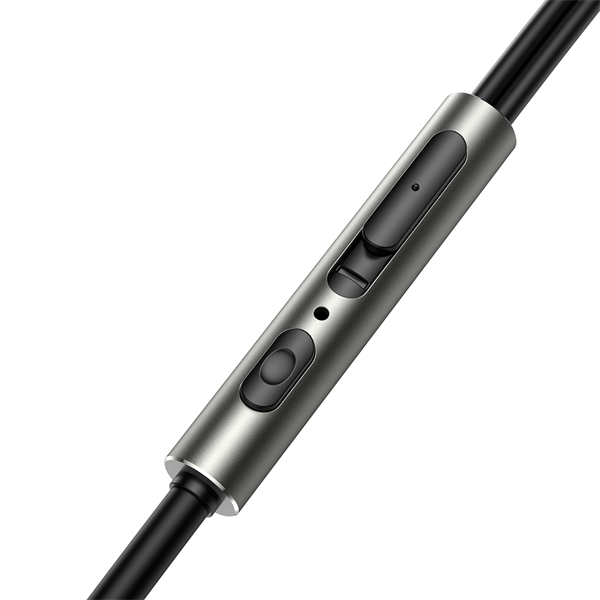 JOYROOM JR-EW03 IN-EAR METAL WIRED EARBUDS-DARK GRAY