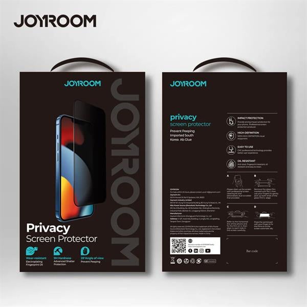 JOYROOM JR-P02 TEMPERED GLASS IP14 PRO PRIVACY