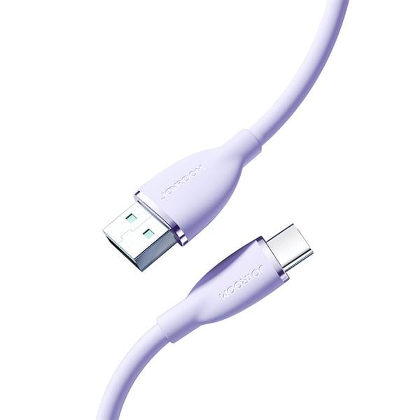 JOYROOM SA29-AC3 3A USB A-TYPE C 1.2M-PURPLE