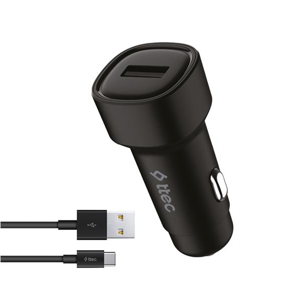 TTEC 2CKS30CS 2.4A ARAÇ Ş.CİHAZI+USB-C KABLO