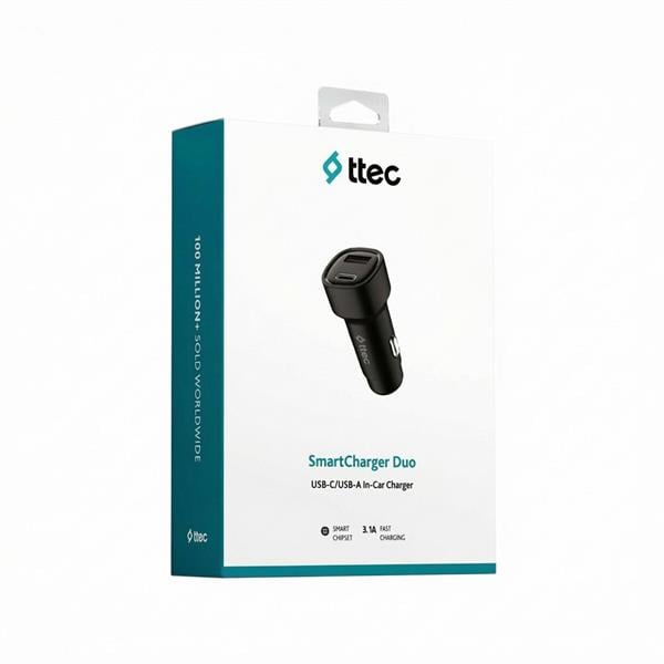 TTEC 2CKS35S 3.1A ARAÇ Ş.CİHAZI USB-C+USB-A KABLO