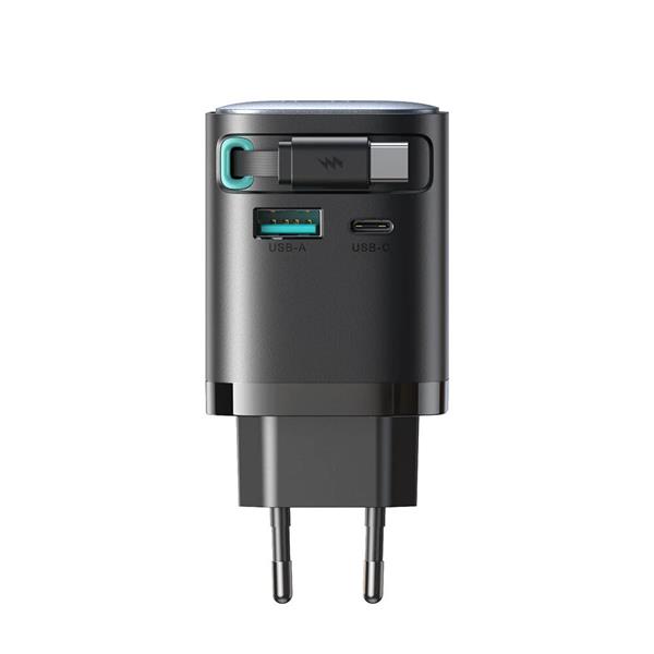 JOYROOM JR-TCL02 65W GAN CHARGER WITH REC.CABLE