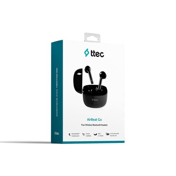 TTEC 2KM141S AIRBEAT GO TWS BLUETOOTH KULAKLIK SİYAH
