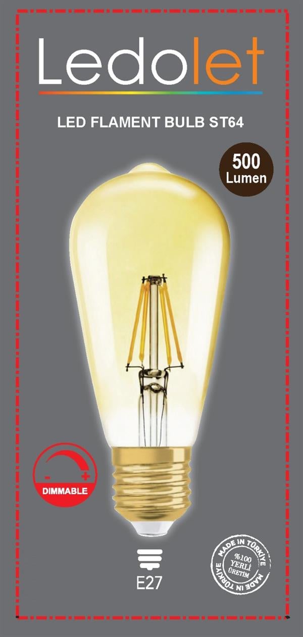 LEDOLET FLAMENT ST64 6W