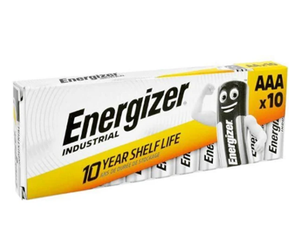 Energizer Endüstriyel Alkalin AAA İnce Kalem Pil 10lu