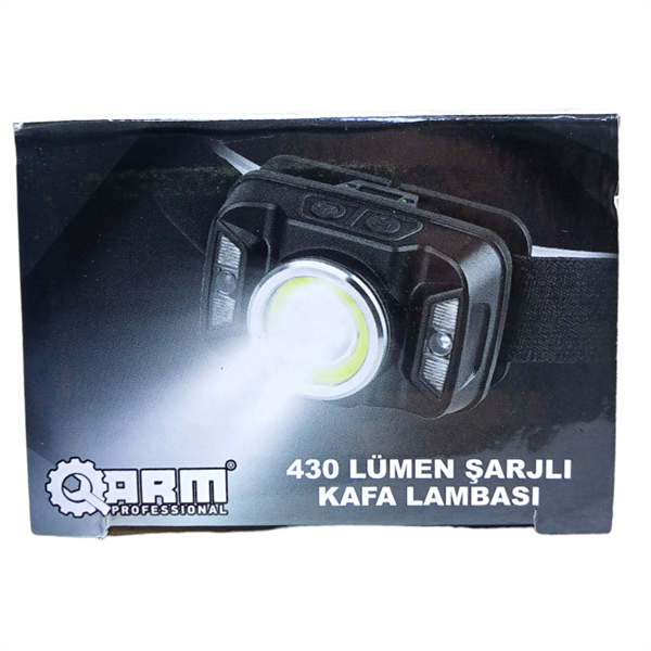 Arm 430 Lümen Esen 146-C Şarjlı Kafa Feneri Sensörlü
