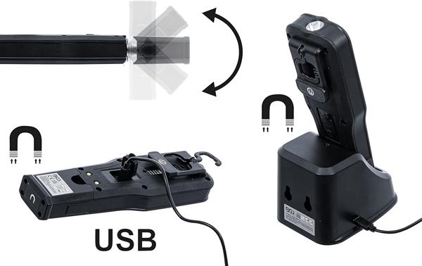 Arm Tamirci Feneri 550 Lümens Orjinal Ürün Led Fener & Ultraviyoleli Özellikli Işık Mıknatıslı