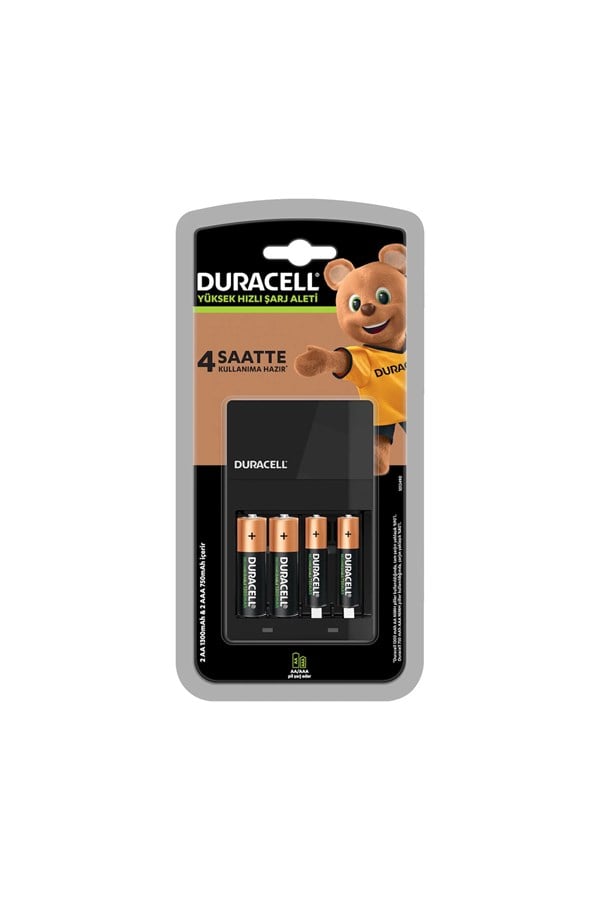 Duracel CEF14 Şarj Aleti (2*aa 1300 mah  2*aaa  750 mah)