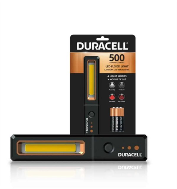 Duracell 500 Lümen Ledli El Feneri + 3 AA Piller Dahil