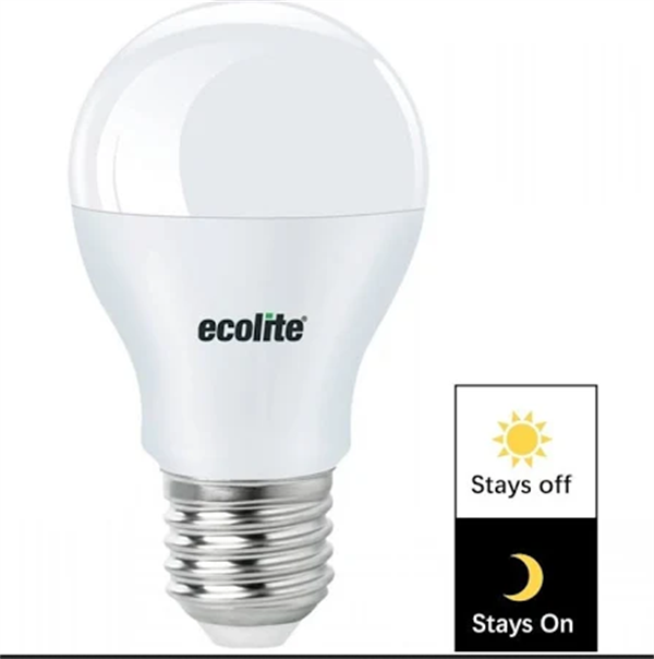 Ecolite Led Sensör A60 Ampul 9w 3000K Günışığı Işığı