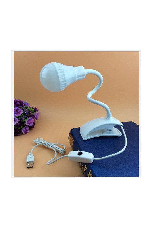 Esnek USB Klipsli LED Lamba