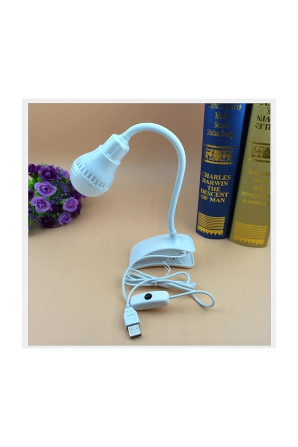 Esnek USB Klipsli LED Lamba