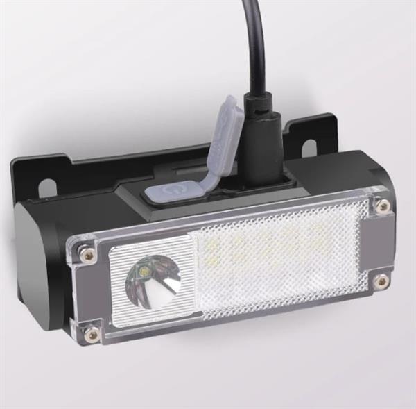 F.B.I F-2607 Su Geçirmez Polis Çakarlı COB LED Kafa Lambası  Taşıma Çantalı
