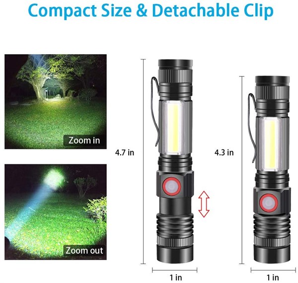 F.B.I PRO F-28A ŞARJLI MIKNATISLI EL FENERİ 15W XHP 50 LED