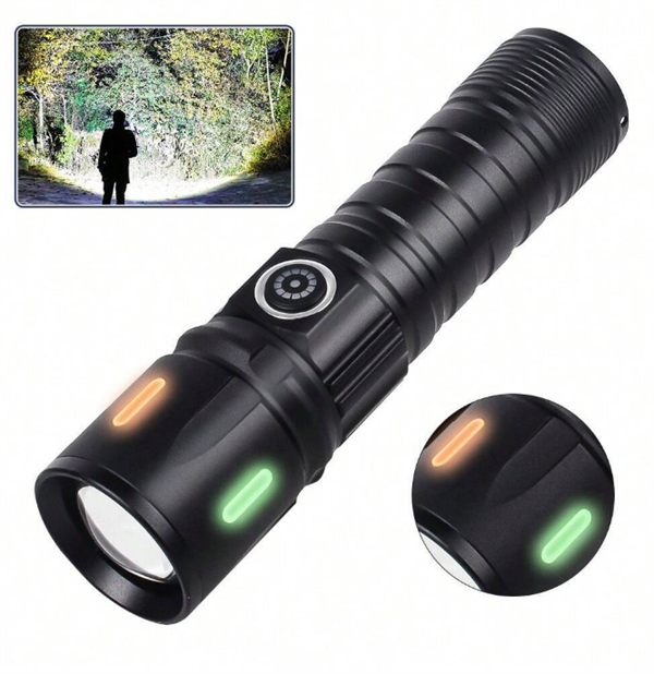 F.B.I F-48 Ultra Parlak LED El Feneri | Type-C Hızlı Şarj ve Zoom Özellikli