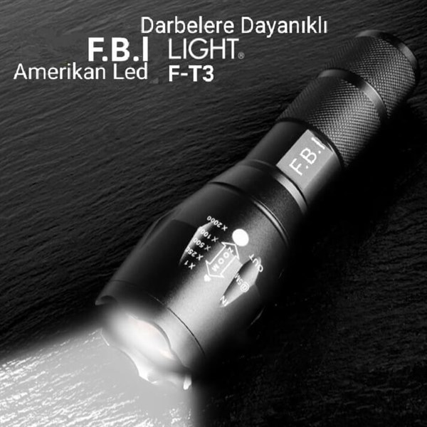 F.B.I F-T3 Şarjlı El Feneri