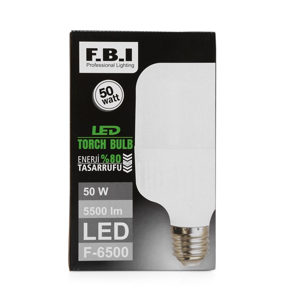 F.B.I 50Watt 2.600 Lümen 6500K E27 Duy LED Ampul Beyaz