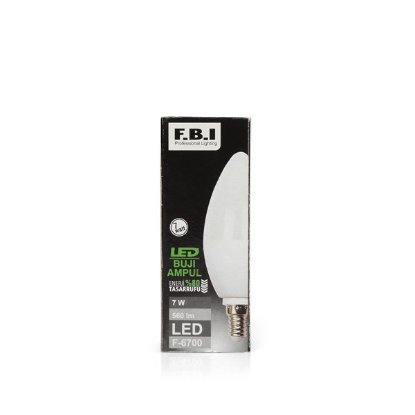 F.B.I 560 Lümen 3500K E14 Duy Buji Ampul Gün Işığı