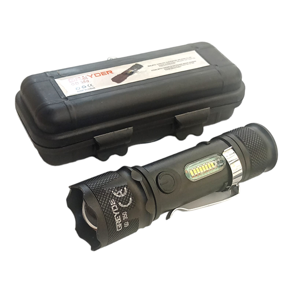 GREYDER GD350 USB Şarjlı Mıknatıslı Zoomlu El Feneri