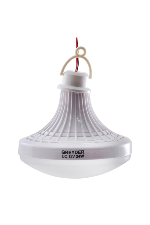 Greyder 24 w 12V 2 Metre Seyyar Akü Oto Led Ampül Lamba