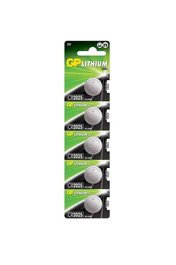 GP CR2025 3V Lityum Pil 5’li Paket