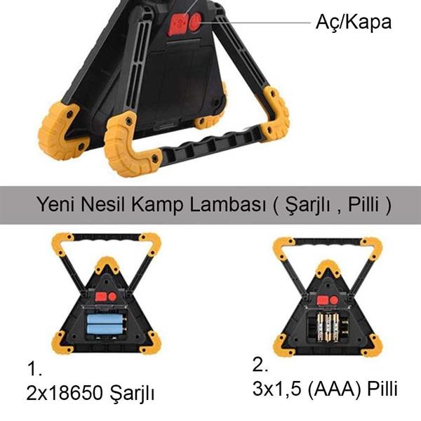 Profesyonel Kamp - Araba Lambası Bigem Bm-610/ WT