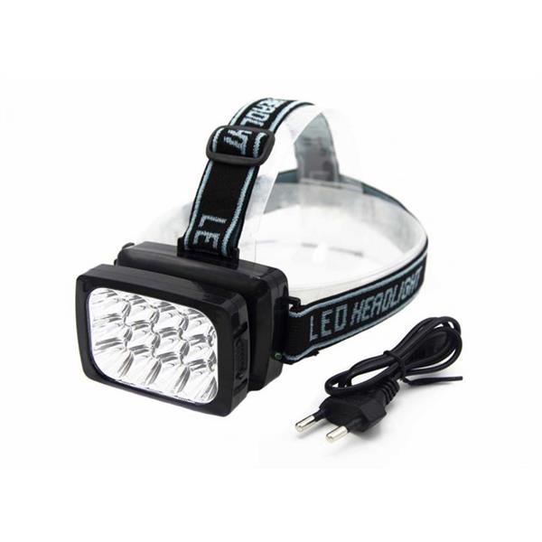 12 Ledli Güçlü Şarjlı Kafa Lambası Watton -064/048