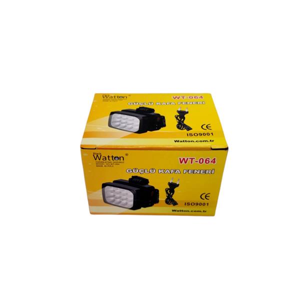 12 Ledli Güçlü Şarjlı Kafa Lambası Watton -064/048