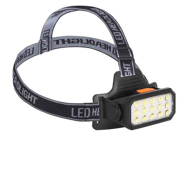 15 LEDLİ SARI / BEYAZ ŞARJLI KAFA LAMBASI WATTON WT-652