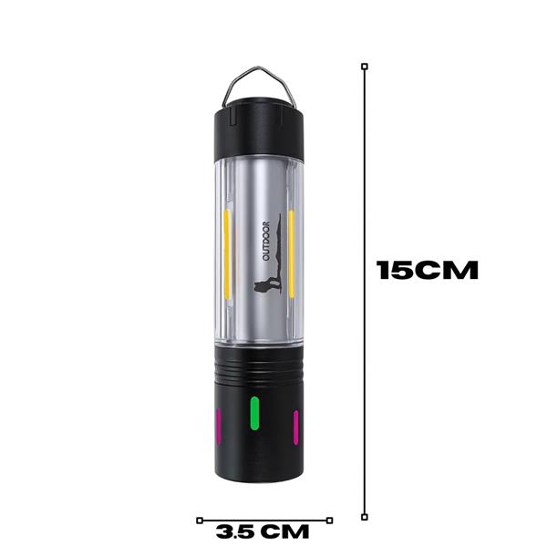TG LED ŞARJLI KAMP LAMBASI ORTAM ODAK AYDINLATMA WATTON WT-736